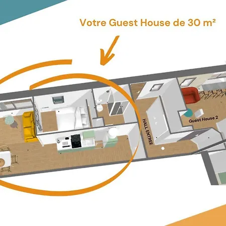 Kasa - Calme, Cosy, Wifi & Netflix Appartement Saint-Martin-la-Plaine